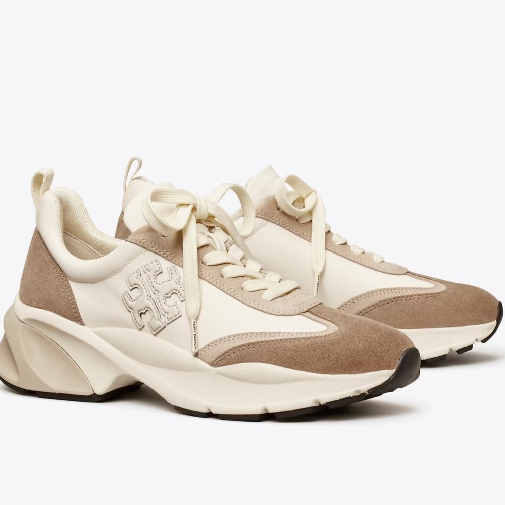 Tory Burch GOOD LUCK TRAINER, Size 6M, Good Condition